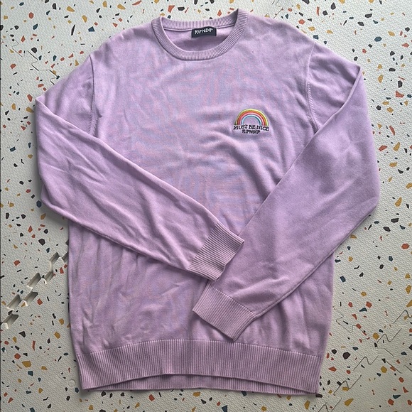 Ripndip Purple Crewneck Sweater - Picture 1 of 5